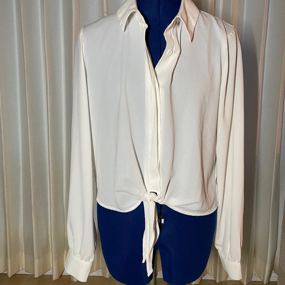 Forever21 Cream Blouse